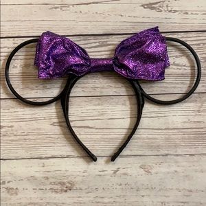 Black & Purple Minnie Disney Ears